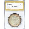 Image 1 : 1878-CC Morgan Silver Dollar PGA MS64+