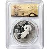 Image 1 : 2020 10 Yn China Panda Silver PCGS MS70 1st Day