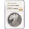 Image 1 : 1993-P American Silver Eagle NGC PF69 UC