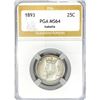 Image 1 : 1893 Isabella Silver Quarter PGA MS64