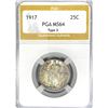 Image 1 : 1917 Standing Liberty Quarter PGA MS64 Ty 2