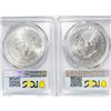 Image 2 : 2020 Set (2) American Silver Eagles PCGS MS70