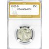 Image 1 : 1920-D Standing Liberty Quarter PGA MS64 FH