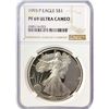 Image 1 : 1993-P American Silver Eagle NGC PF69 UC