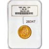 Image 1 : 1890 20K .13oz Denmark Gold NGC MS65
