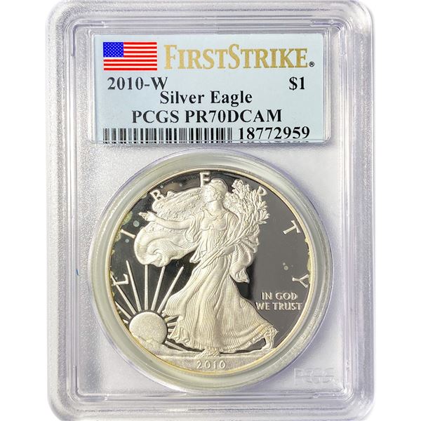 2010-W American Silver Eagle PCGS PR70 DCAM