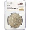 Image 1 : 1934-S Silver Peace Dollar NGC XF40