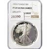 Image 1 : 1993-P American Silver Eagle NGC PF69 UC