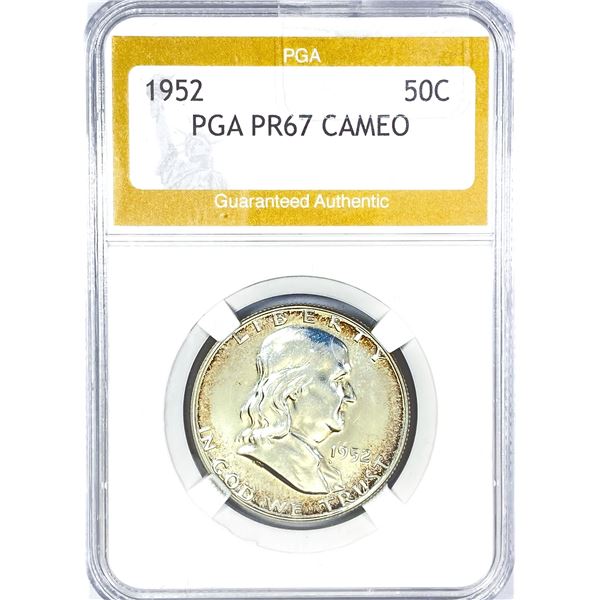 1952 Franklin Half Dollar PGA PR67 CAMEO