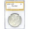 Image 1 : 1878 7/8TF Morgan Silver Dollar PGA MS61