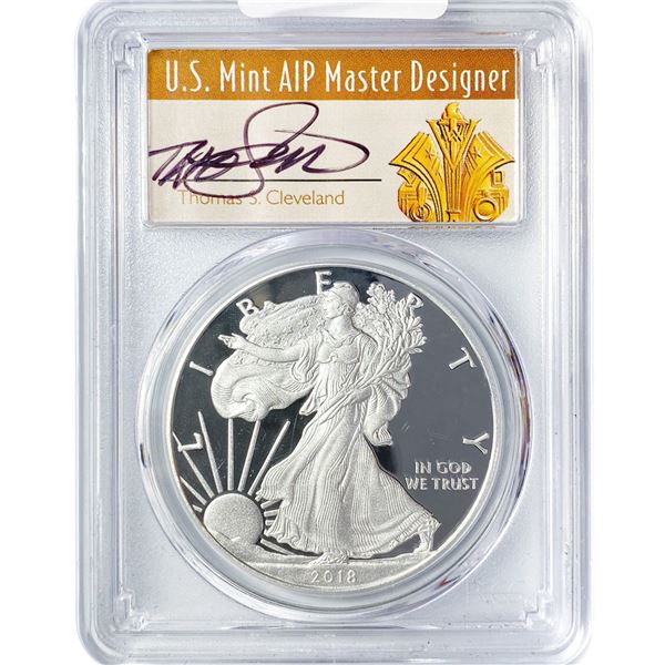 2018-W ASE Cleveland Signed PCGS PR70 DCAM
