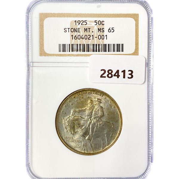 1925 Stone Mountain Half Dollar NGC MS65