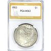 Image 1 : 1903 Morgan Silver Dollar PGA MS63