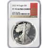 Image 1 : 2023-W American Silver Eagle NGC PF70 UC