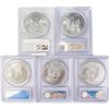 Image 2 : 2018-W, 2009 (4) Set of 5 ASE PCGS MS70