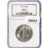 Image 1 : 1947-D Walking Liberty Half Dollar NGC MS65