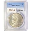 Image 1 : 1881-S Morgan Silver Dollar PCGS MS64+