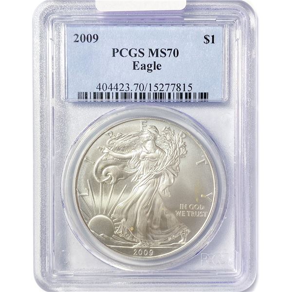 2009 American Silver Eagle PCGS MS70