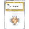 Image 1 : 1886 Indian Head Cent PGA MS65 RED