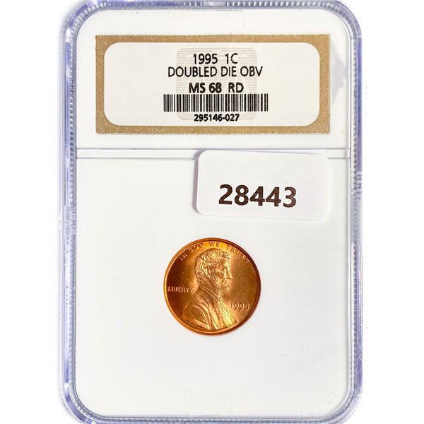 1995 Lincoln Memorial Cent NGC MS68 RD, DDO