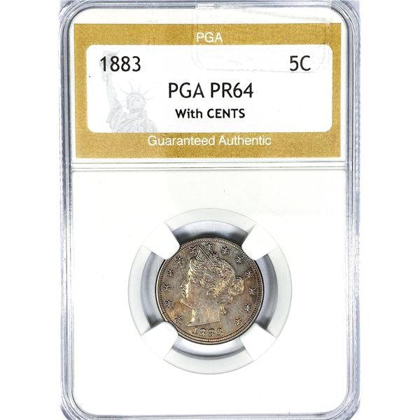 1883 Liberty Victory Nickel PGA PR64