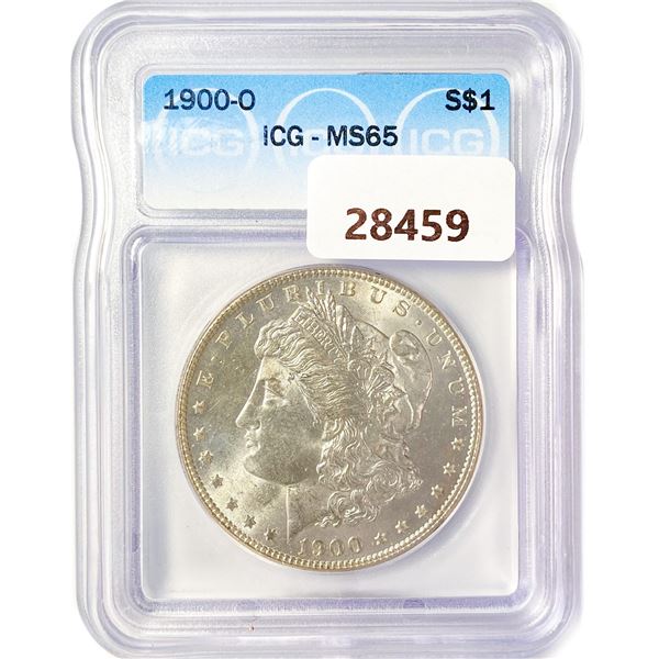 1900-O Morgan Silver Dollar ICG MS65