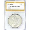 Image 1 : 1878-CC Morgan Silver Dollar PGA MS65 DMPL