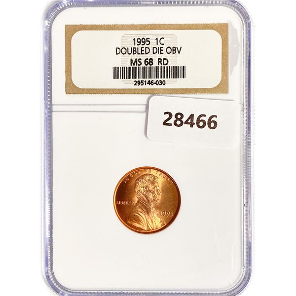 1995 Lincoln Memorial Cent NGC MS68 RD, DDO