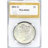 Image 1 : 1892-O Morgan Silver Dollar PGA MS64