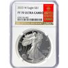 Image 1 : 2023-W American Silver Eagle NGC PF70 UC