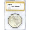 Image 1 : 1887-S Morgan Silver Dollar PGA MS63 PL