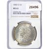 Image 1 : 1880-O Morgan Silver Dollar NGC MS61