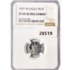 Image 1 : 1997-W $10 1/10oz Platinum Eagle NGC PF69 UC