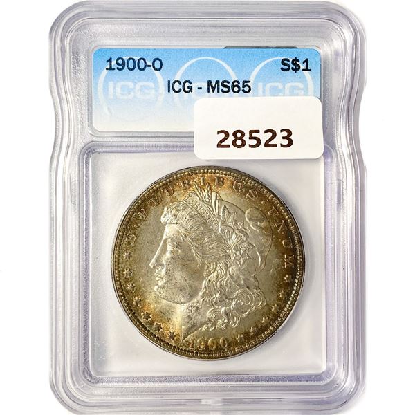 1900-O Morgan Silver Dollar ICG MS65