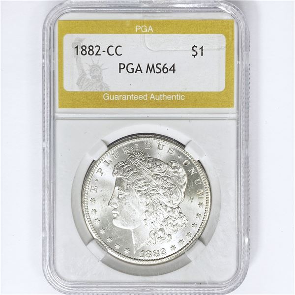 1882-CC Morgan Silver Dollar PGA MS64