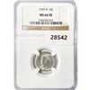 Image 1 : 1939-D Mercury Silver Dime NGC MS66 FB