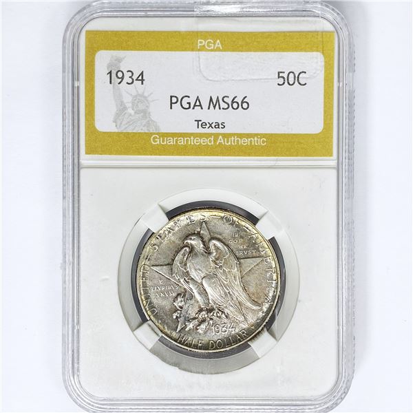 1934 Texas Half Dollar PGA MS66