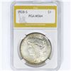 Image 1 : 1928-S Silver Peace Dollar PGA MS64