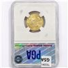 Image 2 : 1999 US .25oz Gold $10 Eagle PGA MS70