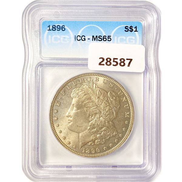 1896 Morgan Silver Dollar ICG MS65