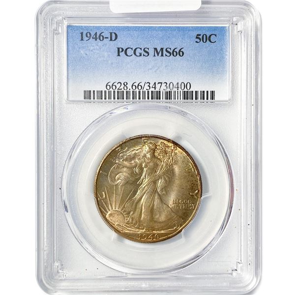 1946-D Walking Liberty Half Dollar PCGS MS66