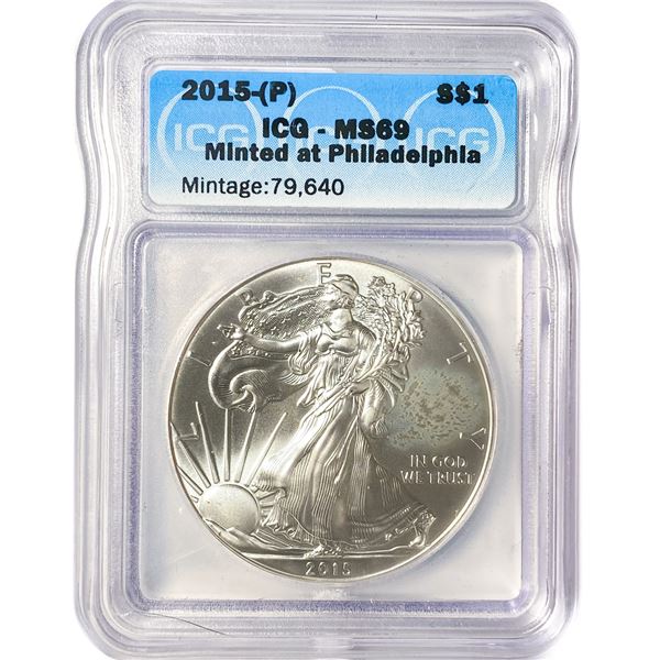 2015-(P) American Silver Eagle ICG MS69