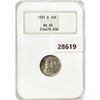 Image 1 : 1931-D Mercury Silver Dime NGC MS65
