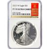 Image 1 : 2023-W American Silver Eagle NGC PF70 UC