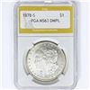Image 1 : 1878-S Morgan Silver Dollar PGA MS63 DMPL