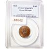 Image 1 : 1861 1 Farthing G.Britain Bronze PCGS MS65 BN