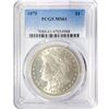 Image 1 : 1879 Morgan Silver Dollar PCGS MS61