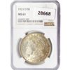 Image 1 : 1921-D Morgan Silver Dollar NGC MS61