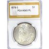Image 1 : 1878-S Morgan Silver Dollar PGA MS65 PL