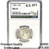 Image 1 : 1906 Barber Quarter NGC MS67